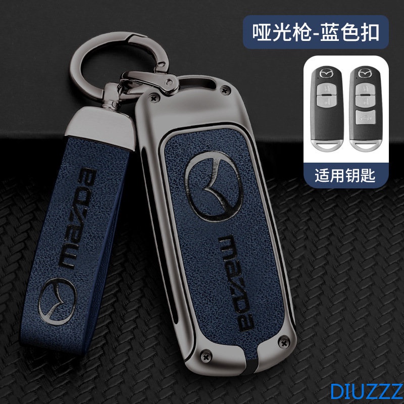 Bao Da Chìa Khóa Xe Hơi Bằng Hợp Kim Kẽm Cho Mazda 2 3 6 Atenza Axela Demio CX-5 CX5 CX-3 CX7 CX-9 2015 2016 2017 2018 2019