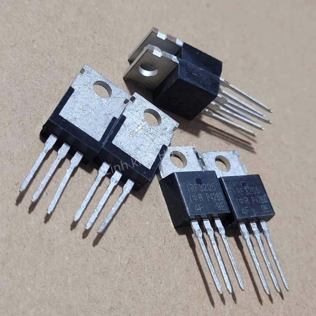 IRF3205 mosfet kênh N irf305 tháo máy chân dài 3205 lưng đồng