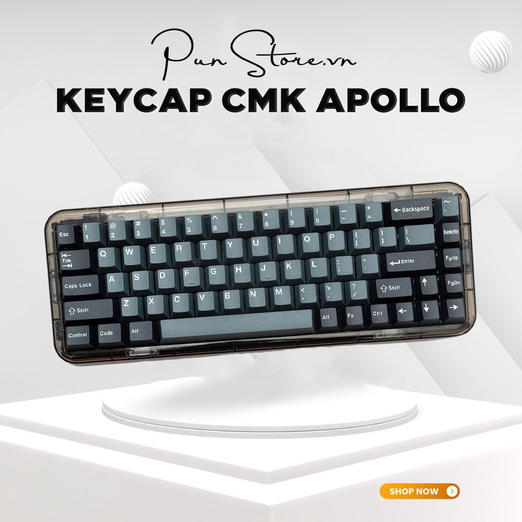 Bộ nút bàn phím keycap CMK APOLLO Doubleshot Cherry Profile PBT 173keys