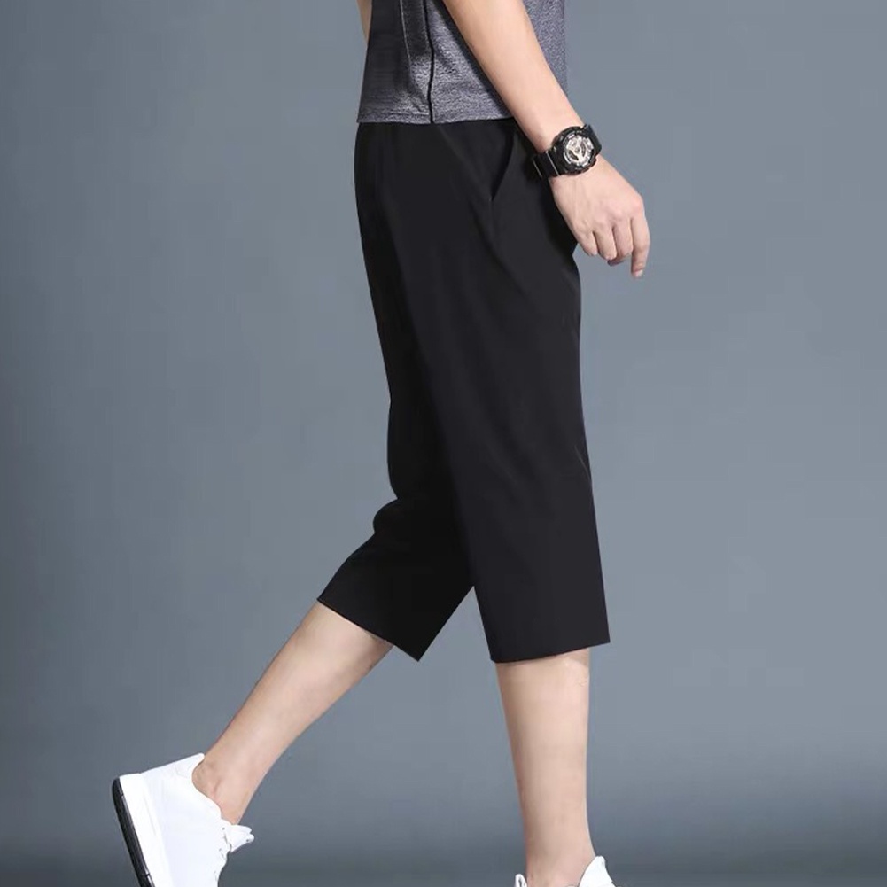 Quần Lửng 3 / 4 Thời Trang Mùa Hè Thoáng Khí Cho Nam