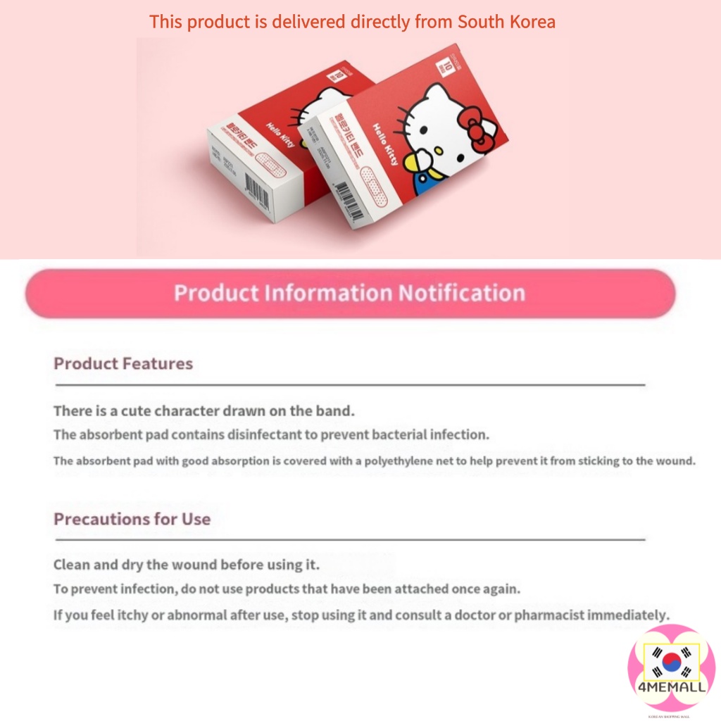 Bộ 10 / 1 Băng Đô Dùng 1 Lần Hình Nhân Vật Sanrio Cinnamon Roll My Melody Kitty