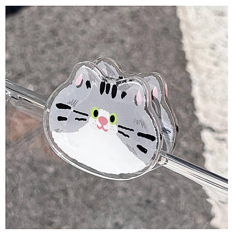 Kẹp Giấy Bằng Nhựa Acrylic Trong Suốt Cho Chó Mèo Chó Corgi Husky