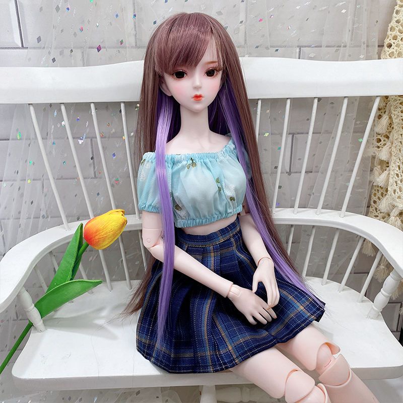 Đầm Công Chúa Băng Giá 60cm 3 Điểm Loli bjd 5.11 Cho Búp Bê Barbie