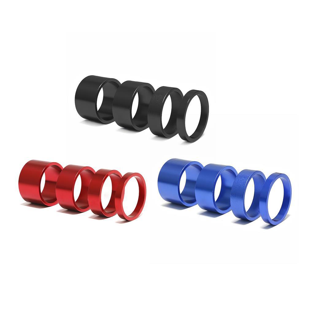 Set 12 Vòng Đệm Bằng Hợp Kim Nhôm Siêu Nhẹ Màu Sáng Cho Xe Đạp Leo Núi