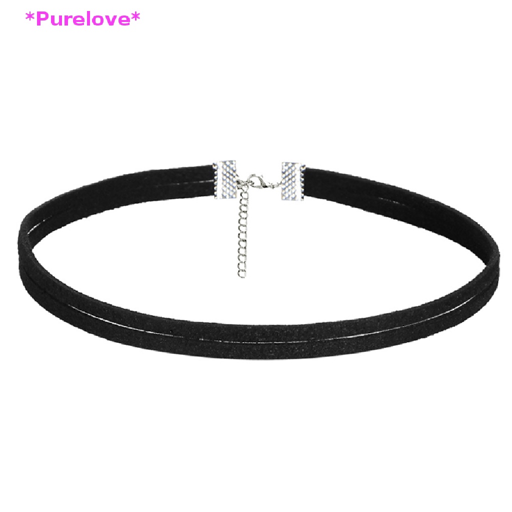 Vòng Cổ Choker Dây Nhung Co Giãn Phong Cách Gothic Thời Trang Mới