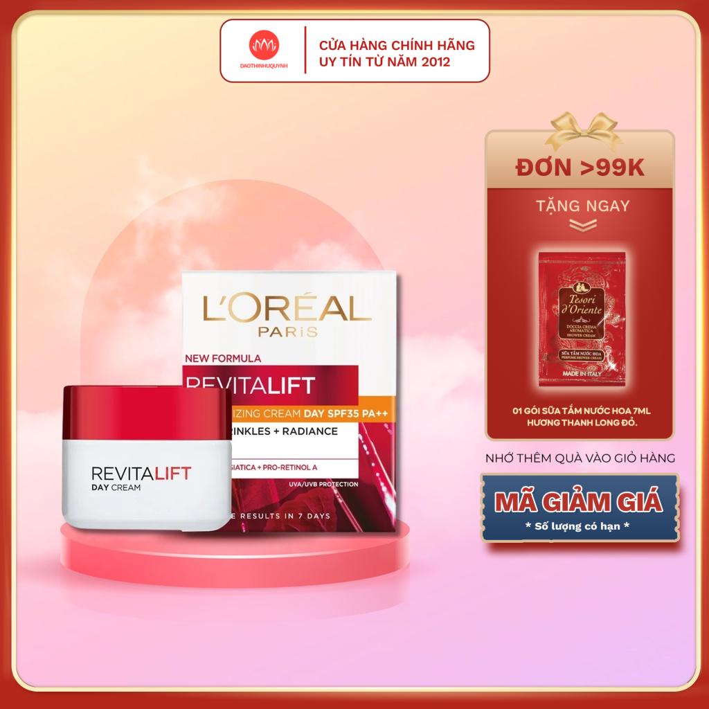 Kem Dưỡng Ngày Loreal Chống Lão Hóa Săn Chắc Da L’Oreal Revitalift Day SPF23 PA++ Giảm Nhăn mini 20ml - 50ml