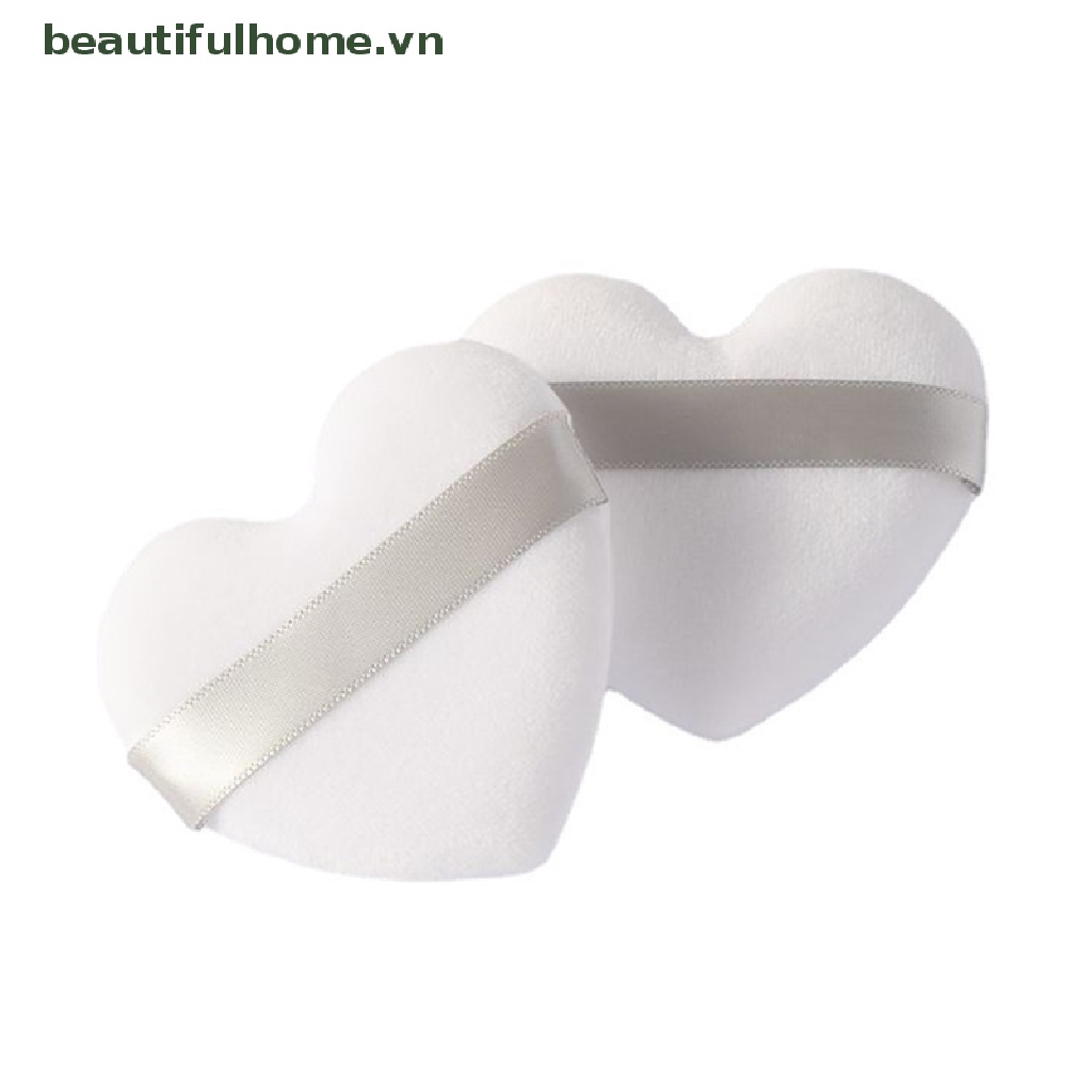 Set 2 Mút Trang Điểm Trái Tim Xinh Xắn