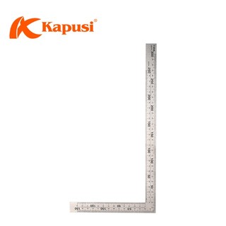 Thước Ke Góc Vuông Nhôm Kapusi Nhật Bản 30cm 50cm Có Thiết Kế Nivo - Thước vuông 90 độ bằng chất liệu Nhôm chống gỉ