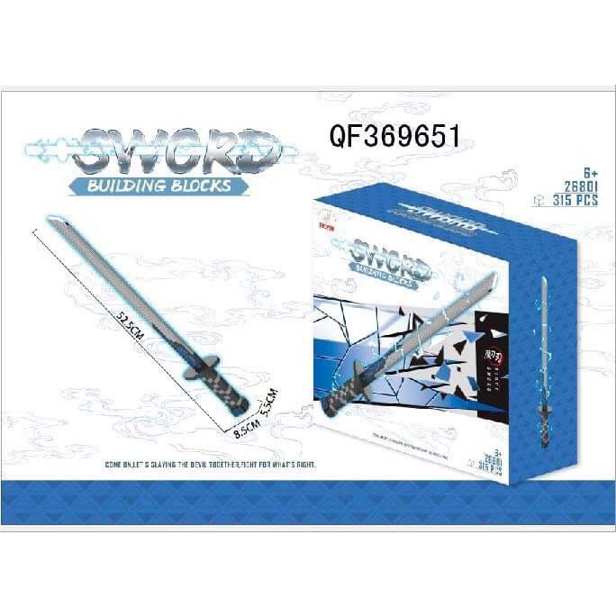 Đồ chơi lắp ráp Le-go 3D mô hình KIẾM NHẬT KATANA loại đẹp