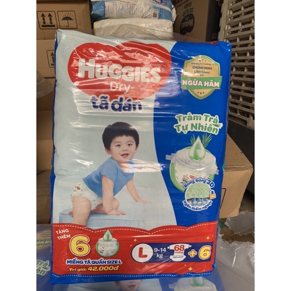 Tã dán Huggies size L - 68 miếng