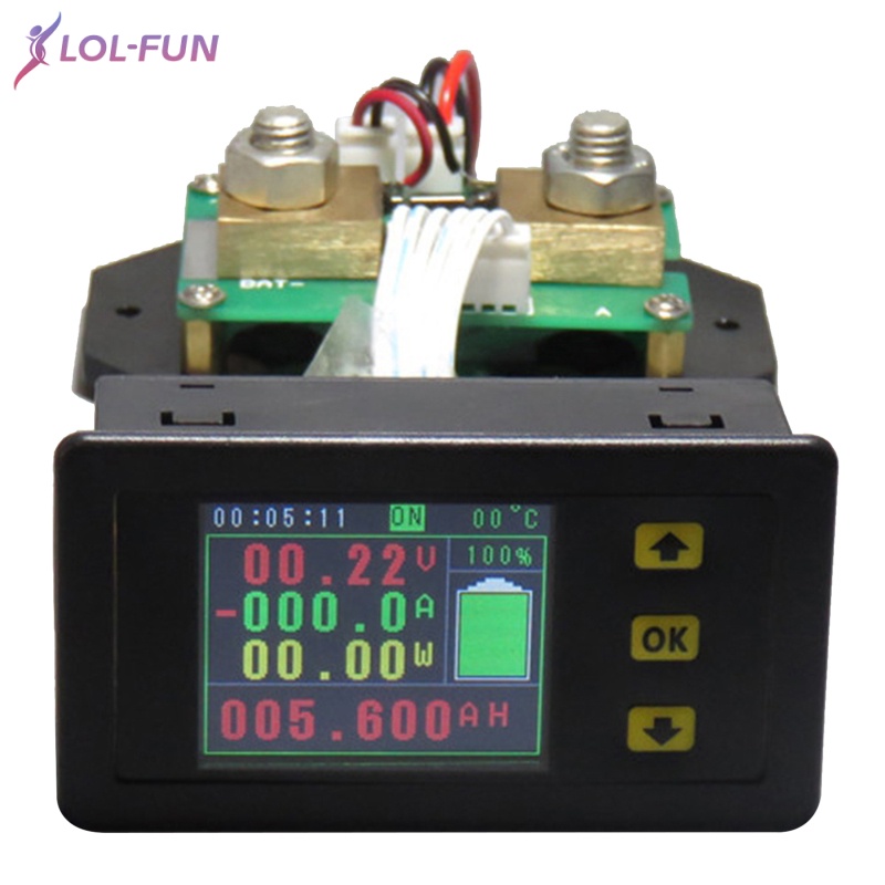Đồng hồ kết hợp IUIU đo dòng điện DC 500v 100A 200A 300A 500A 1.8inch màn hình LCD