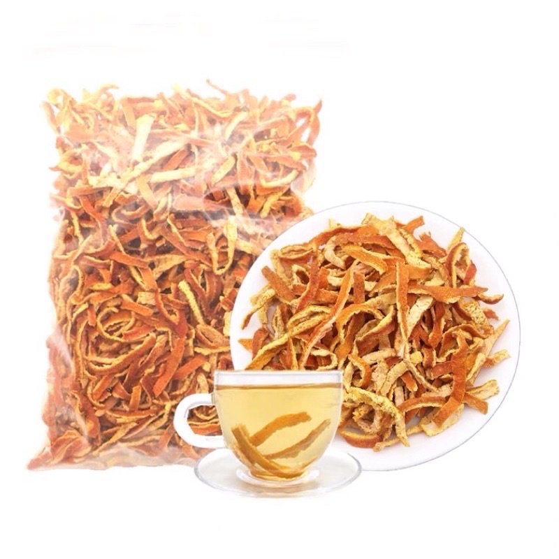 1kg vỏ cam thái sợi vàng thơm, hàng đẹp