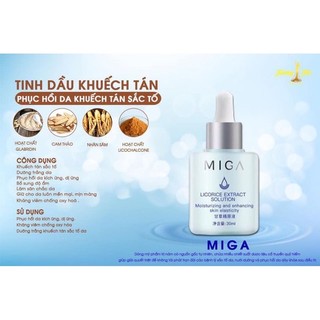 Tinh dầu trắng da mờ nám miga