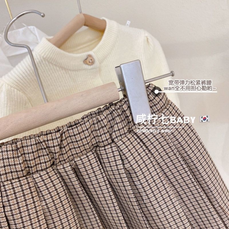 Áo Khoác Len Cardigan Thời Trang Xuân Thu Mới 2022 Cho Bé Gái