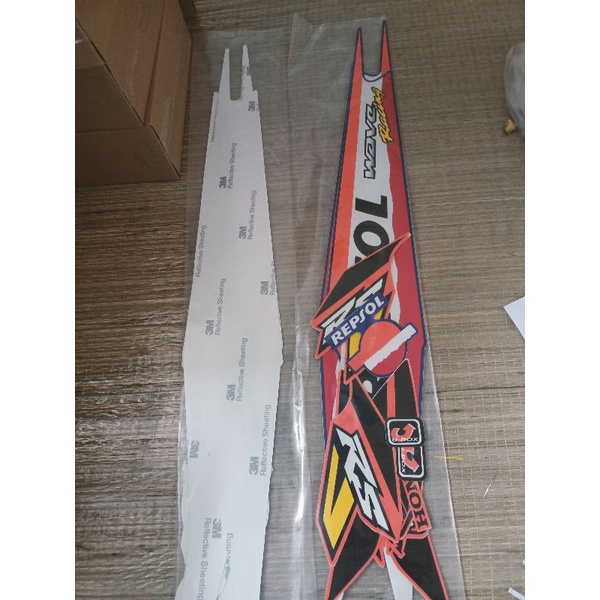 Bộ tem Wave A Repsol  2008 tem 3 lớp zin