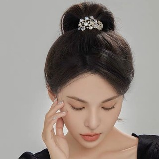 Kẹp Tóc Hình Con Công Đính Đá Phong Cách Hàn Quốc