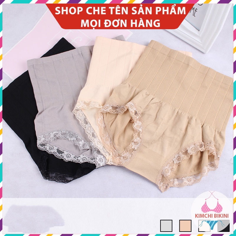 Quần lót gen bụng nâng mông cạp Lưng cao KIMCHIBIKINI chip nữ cotton khủ mùi kháng khuẩn thoáng mát QL020
