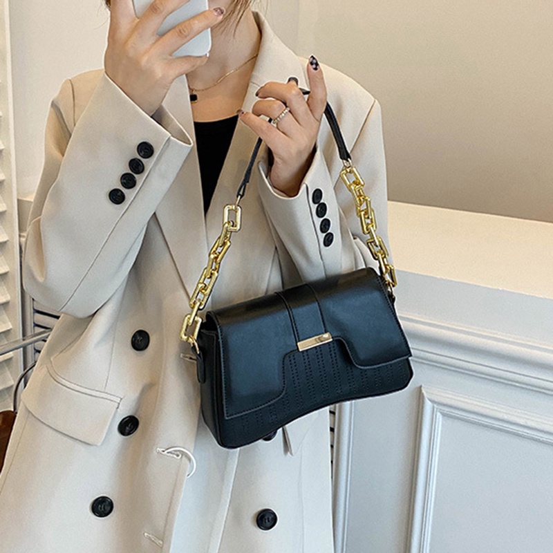 Túi đeo vai IELGY phối màu tương phản thiết kế thời trang cao cấp