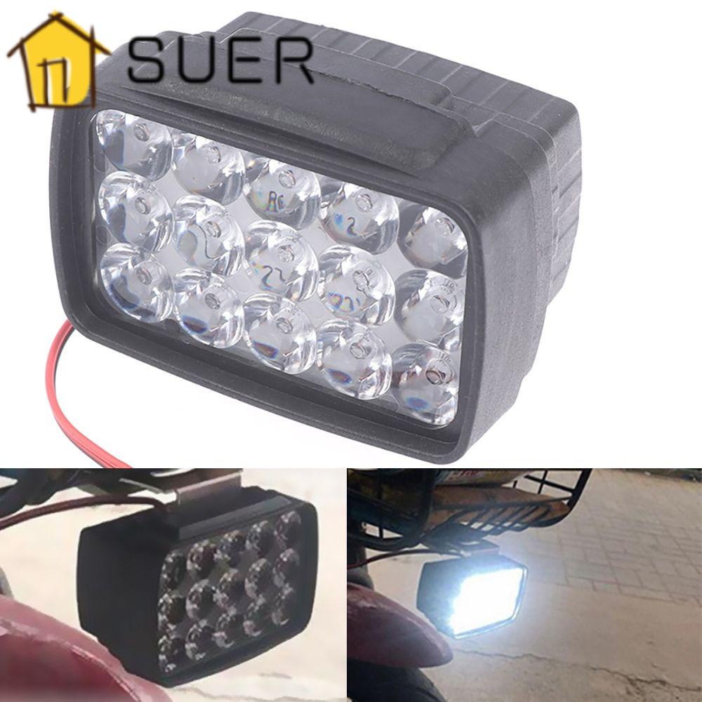 Đèn Pha 15 Bóng LED 12V-80V Siêu Sáng Dành Cho Xe Đạp Điện