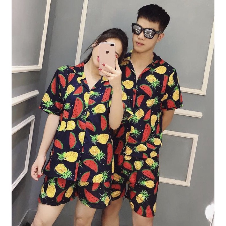 Giá sỉ Đồ bộ đi biển họa tiết dưa hấu thơm siêu đẹp