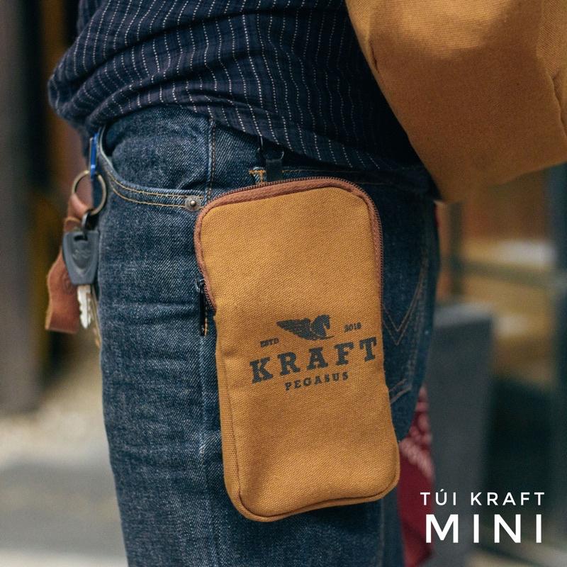 Túi Kraft Mini - Túi con đeo hông