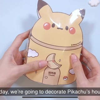Squishy giấy nhà của Pikachu Doll House