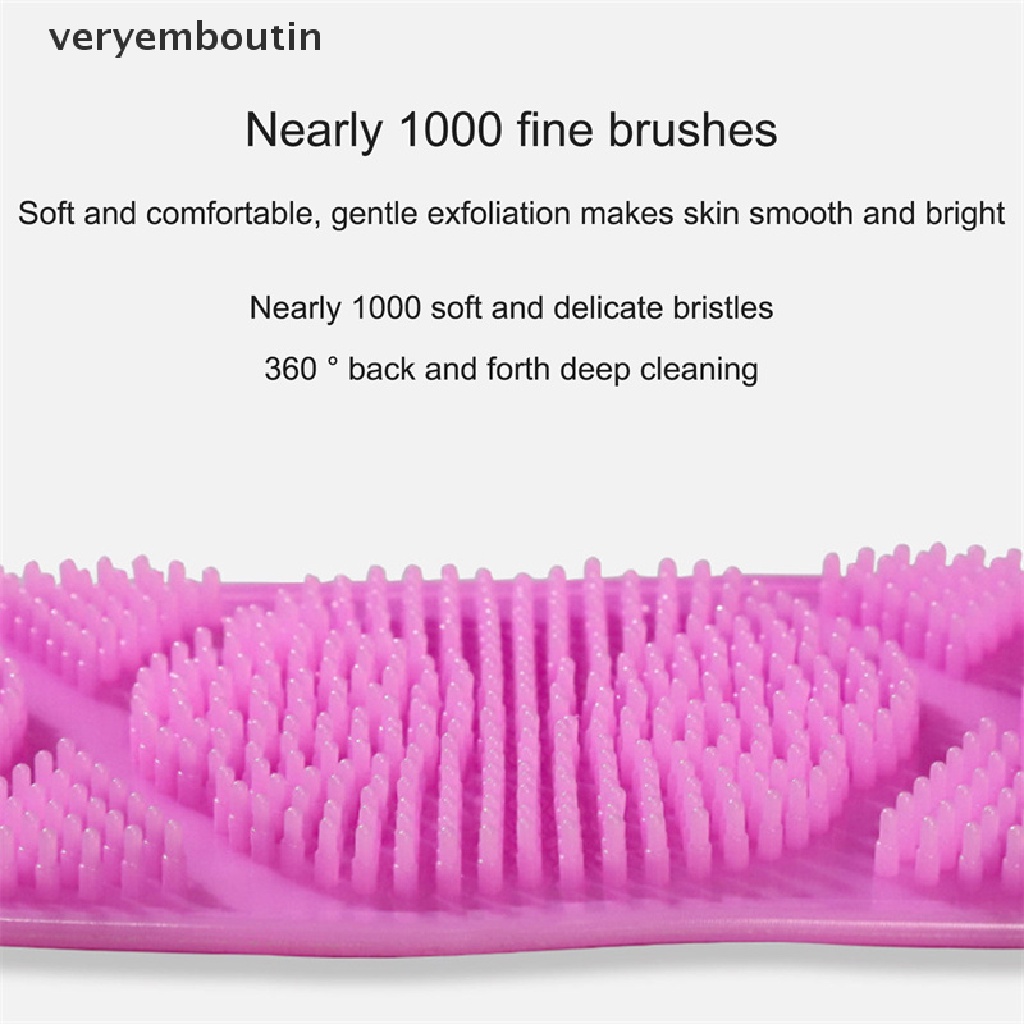 Dây Đai Silicon Mềm Dùng Cọ Rửa Cơ Thể Khi Tắm