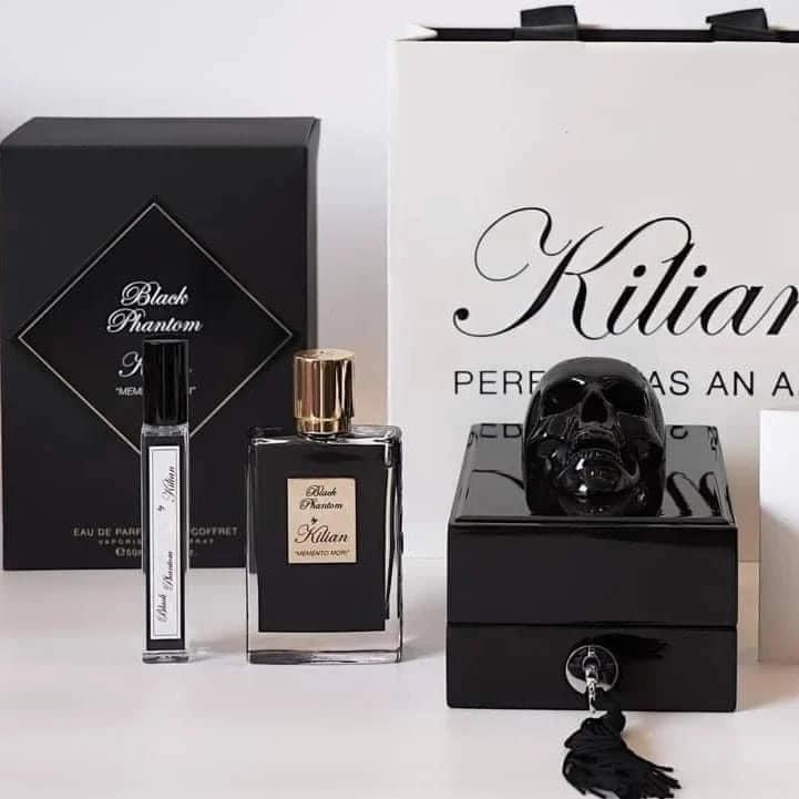 Nước Hoa Unisex K.L Black Phantom Memento Mori phiên bản hộp đầu lâu EDP 50ml - Lia Perfume