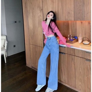 Quần jean nữ ống suông , quần ống suông nữ , ống đứng nữ