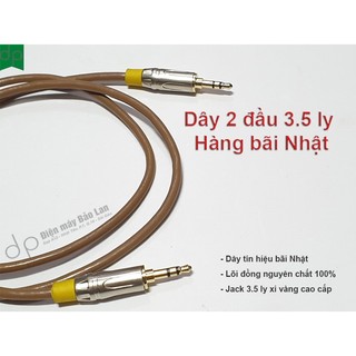 Dây 2 Đầu 3.5 ly - Cáp Hai Đầu 3.5 ly (Hàng Bãi Japan)