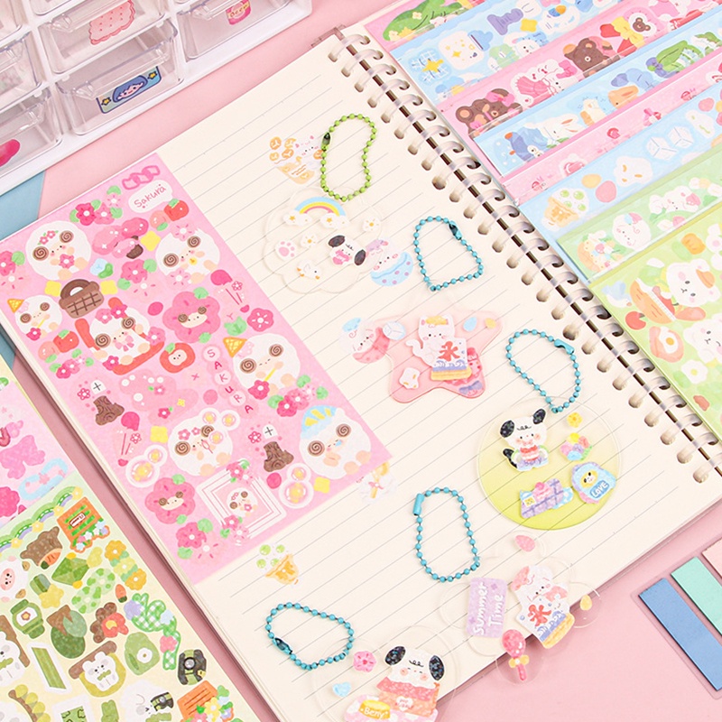 Miếng Dán Trang Trí Hình Guka Dễ Thương Chống Thấm Nước DIY