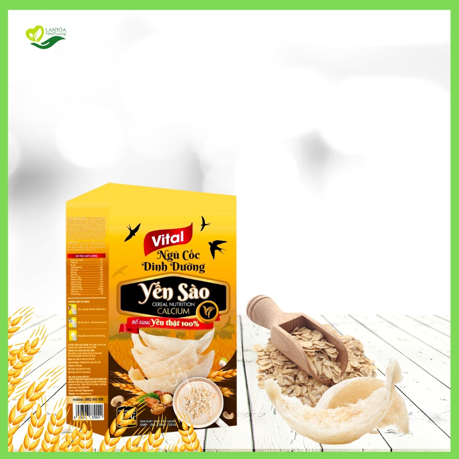 Ngũ Cốc Dinh Dưỡng Yến Sào Vital Yến Thật VITALFOOD