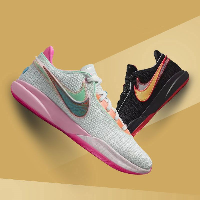 Giày Thể Thao Bóng Rổ James 20th LeBron 20 Chống Trượt / Chống Mài Mòn Màu Trắng / Xanh Lá / Đen / Vàng / Đỏ Cá Tính