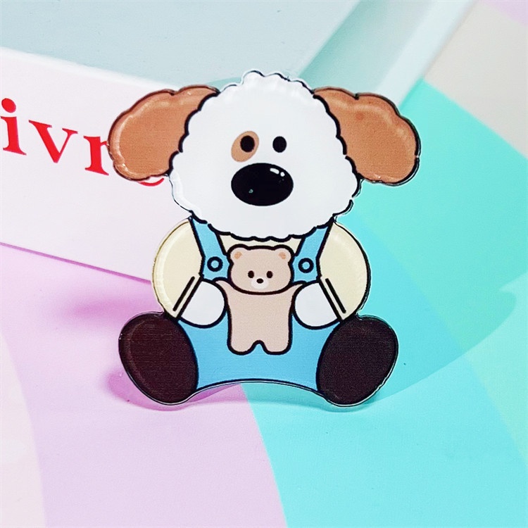 Huy Hiệu Cài Áo Hình Thỏ Hoạt Hình Dễ Thương