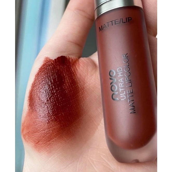 Son kem Novo 08 Ultra HD chính hãng siêu mềm mịn môi không khô môi