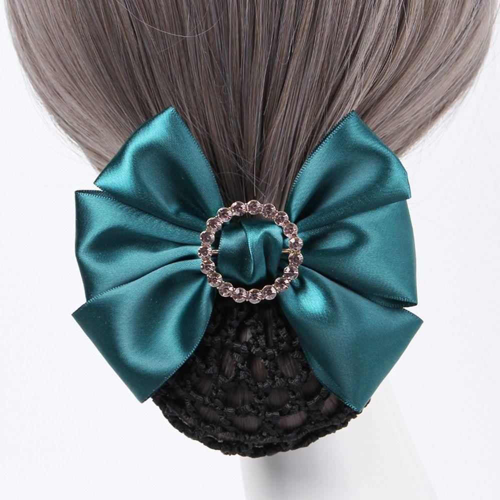 LOMBARD Vỏ Kẹp Tóc Hình Nơ Lưới Thời Trang Mùa Xuân Cho Nữ