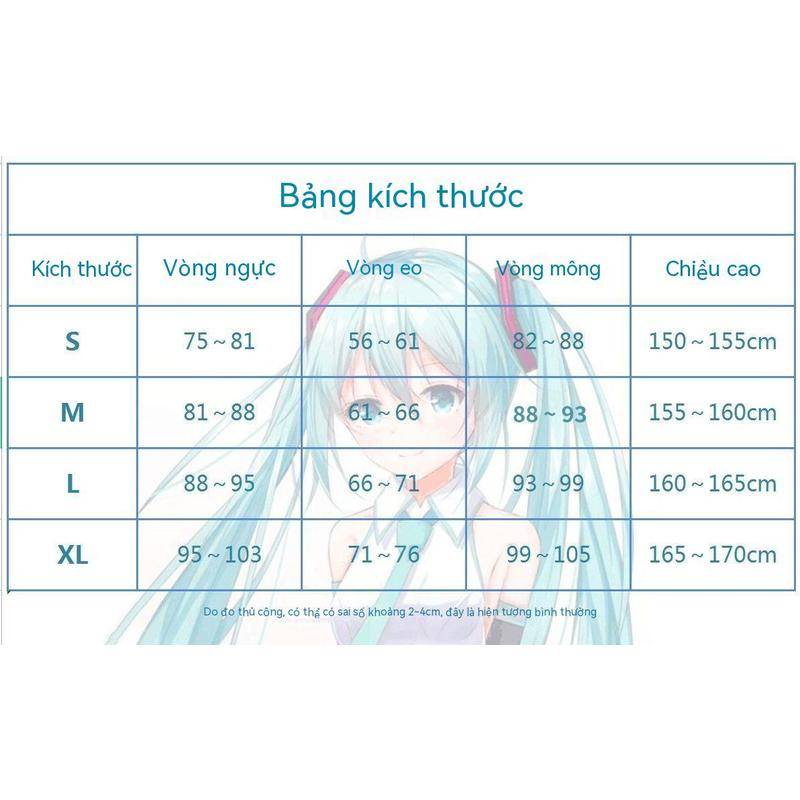 Hatsune Miku cos suit MIKU Hatsune official suit Hatsune Miku cos suit Hatsune cosplay costume suit + wig + earphones