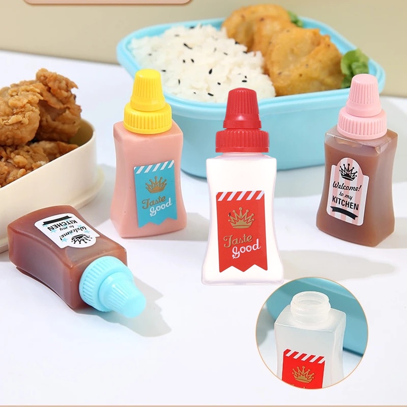 Set 2 Bình Đựng Nước Sốt Salad Mini Đa Năng Có Thể Tái Sử Dụng
