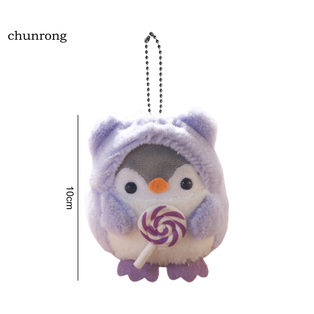 Cr Đồ chơi nhồi bông Hình Chim Cánh Cụt Đáng Yêu Trang Trí Ba Lô