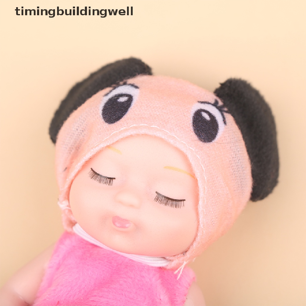 Búp Bê Đồ Chơi Mini 11cm Hình Động Vật Đang Ngủ Dễ Thương Cho Bé