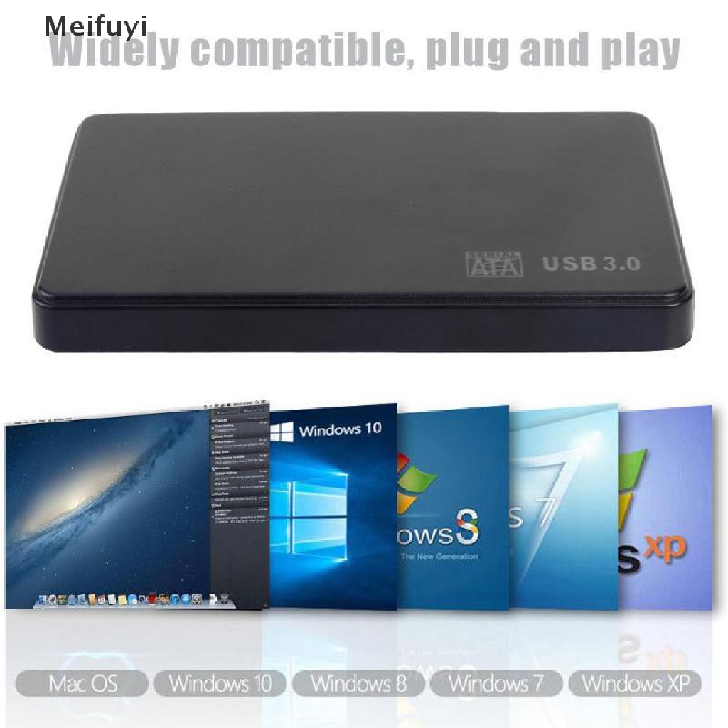 Hộp Đựng Ổ Cứng 2.5 inch HDD SSD Sata Sang USB 3.0 2.0 5 6 Gbps Cho Windows Mac OS COD 2TB HDD