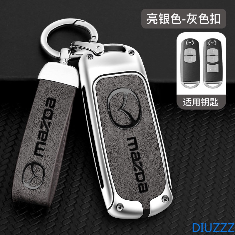 Bao Da Chìa Khóa Xe Hơi Bằng Hợp Kim Kẽm Cho Mazda 2 3 6 Atenza Axela Demio CX-5 CX5 CX-3 CX7 CX-9 2015 2016 2017 2018 2019