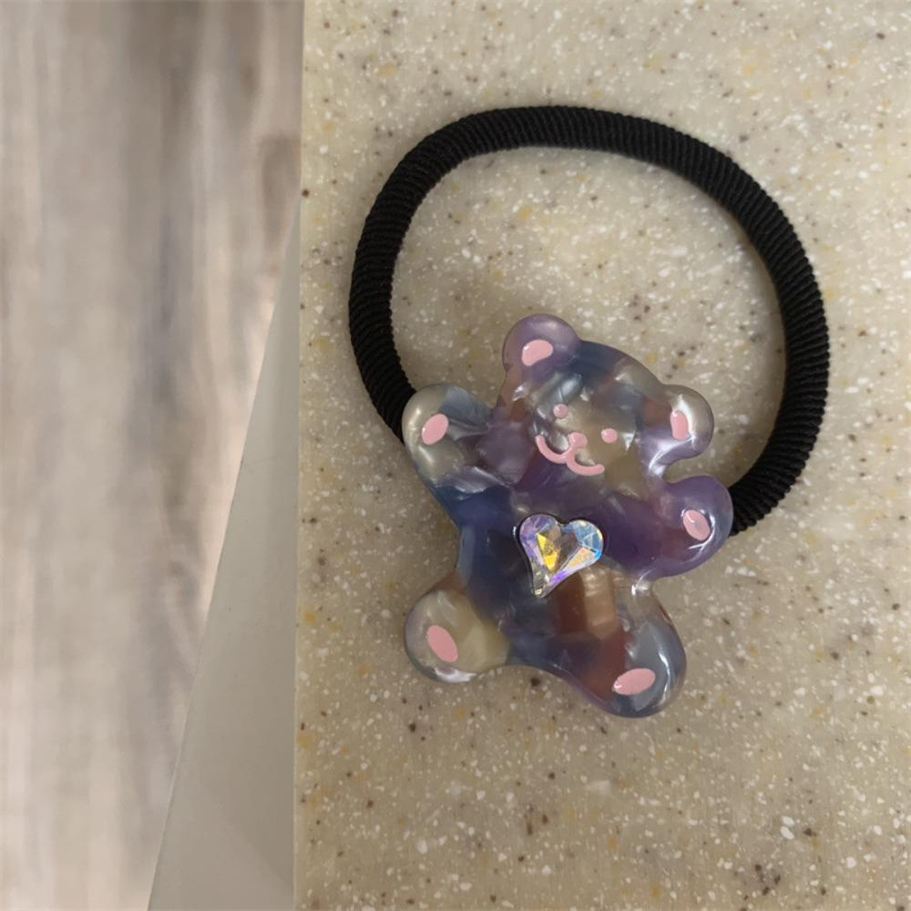 Dây Buộc Tóc Đuôi Ngựa Hình Gấu Hoạt Hình Dễ Thương