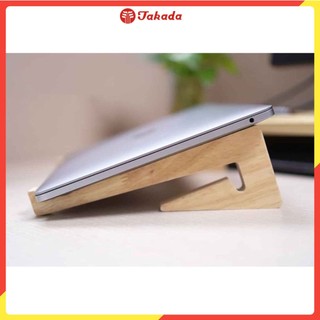 ❤ Đế dựng Laptop, Kệ Gỗ Cho Macbook Bằng Gỗ Tự Nhiên - Loại Chữ V 1 Tầng {Giá Cực Rẻ}