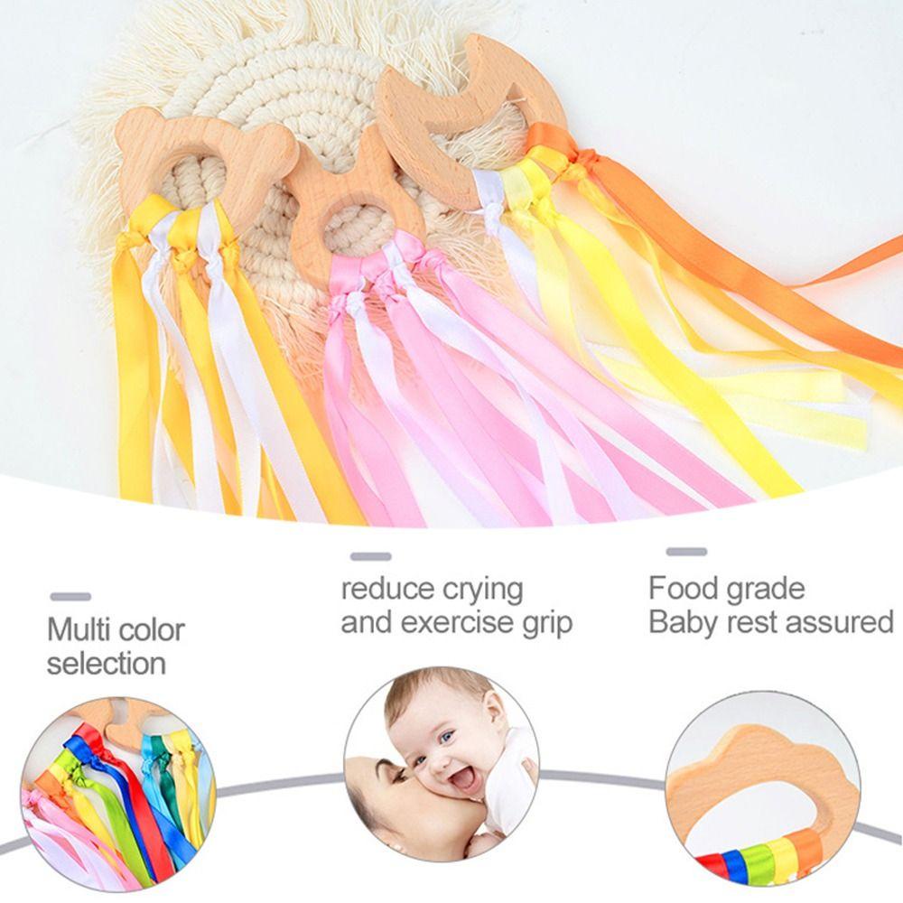 Đồ Chơi Nhận Biết Màu Sắc Theo Phương Pháp Montessori Không Độc Hại Kèm Dây Ruy Băng Cầu Vồng