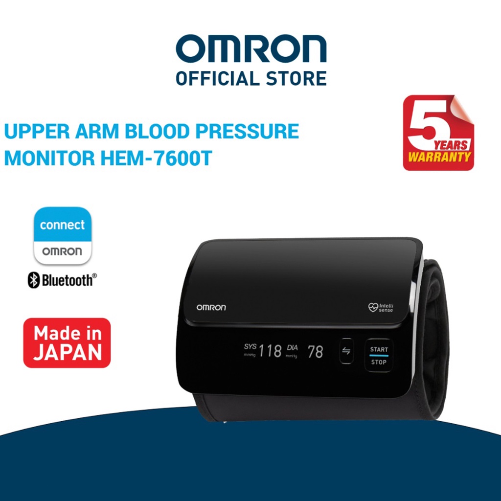 Máy đo huyết áp cao cấp omron hem-7600t kết nối bluetooth - ảnh sản phẩm 2