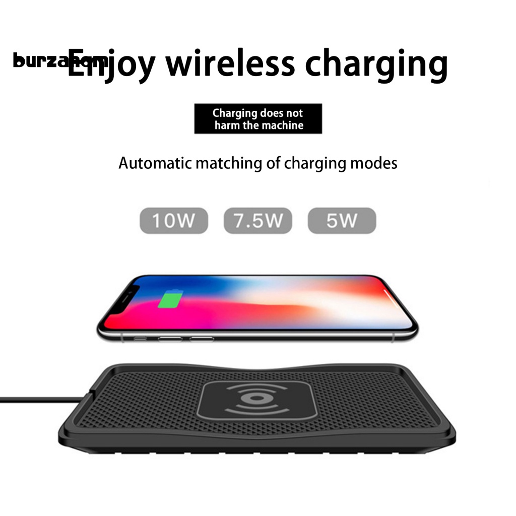 1 Bộ Sạc USB Không Dây 2 Trong 1 Chống Trượt Chịu Nhiệt Cho Văn Phòng