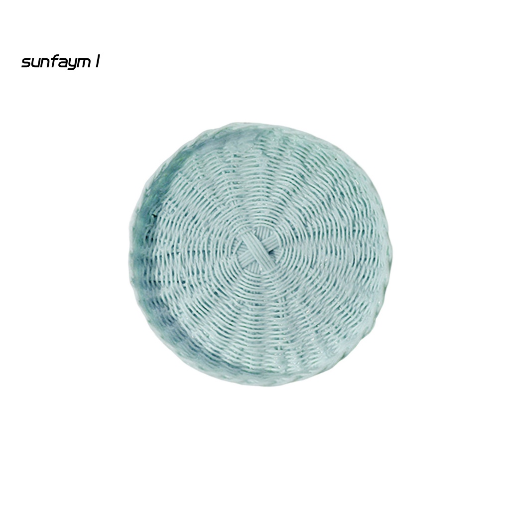 Sunfa Khay Đựng Bánh Mì Trái Cây Đồ Chơi Thu Nhỏ Không Phai Màu Cho Nhà Búp Bê