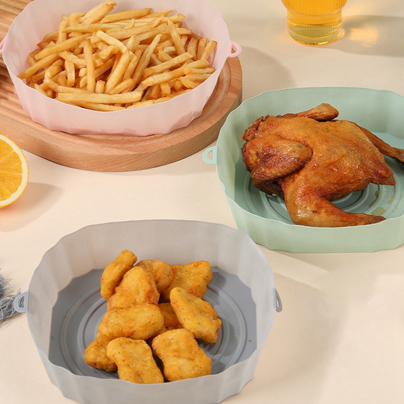 Set 8 Dụng Cụ Nướng Bánh Bằng Silicone Chống Dính Có Tay Cầm Có Thể Tái Sử Dụng Cho