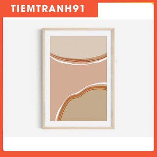 Tranh treo tường | Tranh nghệ thuật trừu tượng - Abstract Wall Art Print, Modern Minimalist, Neutral Decor 02